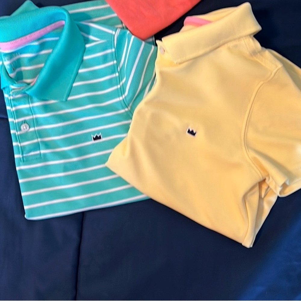 2 Crown & Ivy Kids size 7 boys shirts
